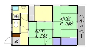 佐々木アパート【2階】の間取り
