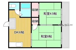 長野ハイブリッジハイツI【2階】の間取り