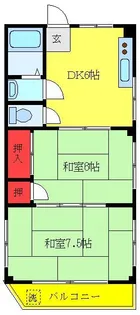 第3池田マンション【1階】の間取り