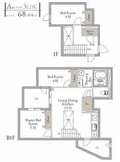 LiveFlat西荻窪の間取り