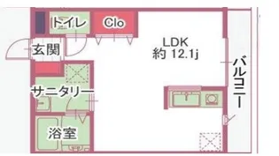 千葉県千葉市花見川区花園1【アパート】の間取り