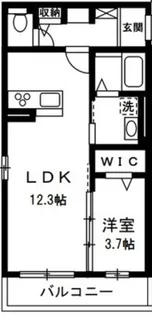 ホワイトガーデン【2階】の間取り