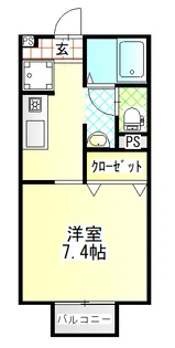 ソレイユ【1階】の間取り
