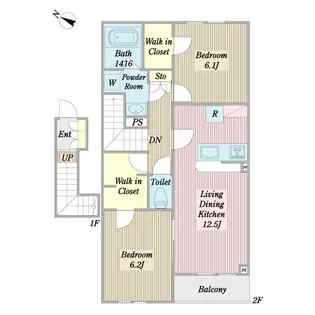 オルキデーア【2階】の間取り