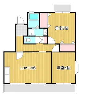 クリサンテA【2階】の間取り
