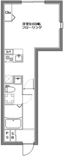 東京都江東区古石場1【マンション】の間取り