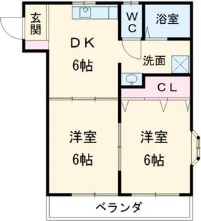 高崎マンション【4階】の間取り