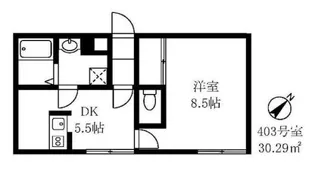 早稲田鶴巻町IMAハウス【4階】の間取り