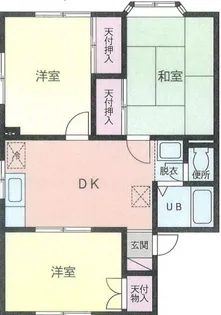 Yハイツ【1階】の間取り