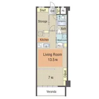 U・TOPIA TOWER【6階】の間取り