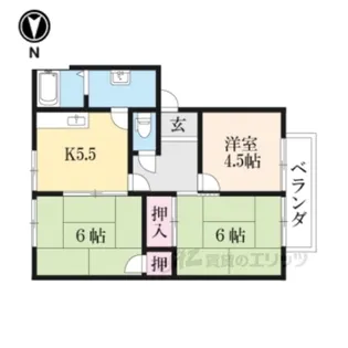 フレグランスMS【2階】の間取り