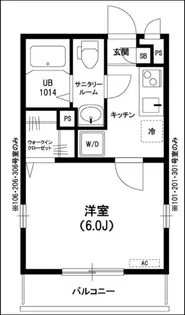 リブリ・ブランドール湘南台【1階】の間取り
