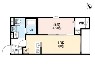 ラネージュ海老名【2階】の間取り
