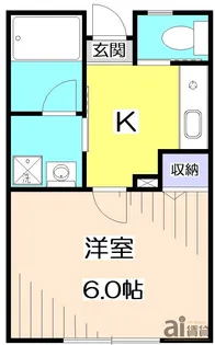 東京都中野区鷺宮6【アパート】の間取り