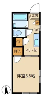 メゾン大原【2階】の間取り