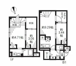アグレシオ品川大井の間取り