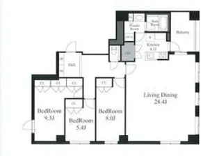 寿ビル【6階】の間取り