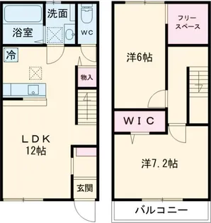 岐阜県各務原市鵜沼各務原町5【一戸建】の間取り