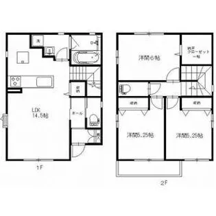 栃木県宇都宮市今泉新町【一戸建】の間取り