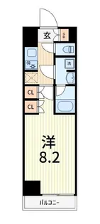COCO-CHILL KAMEARI【5階】の間取り