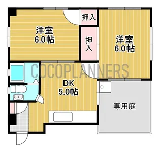 SUNNY LIFE KUON【1階】の間取り
