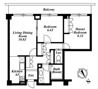ガーデン渋谷氷川【1階】の間取り