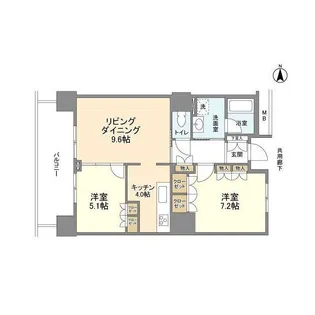 東京都江東区豊洲5【マンション】の間取り