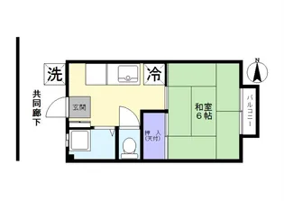 東京都江東区塩浜2【マンション】の間取り