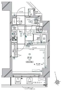 クレイシア三軒茶屋【9階】の間取り