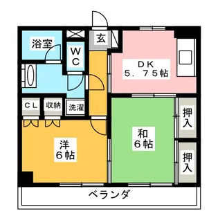 サンヴェール小平【1階】の間取り