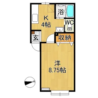 チャンドラ★パパ【1階】の間取り