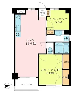 ダンデライオン【1階】の間取り