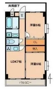 エムエスビル【3階】の間取り