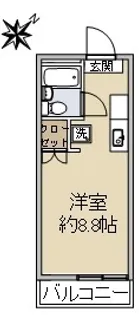 SUN HILLS【2階】の間取り