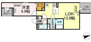 セレスティア祖師谷【2階】の間取り