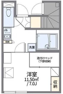 レオパレス芦花公園II【1階】の間取り