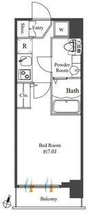 GRAN PASEO神田駅前【2階】の間取り