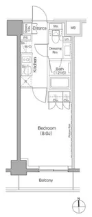 東京都台東区台東3【マンション】の間取り