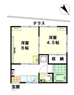 レジデンス成増【1階】の間取り