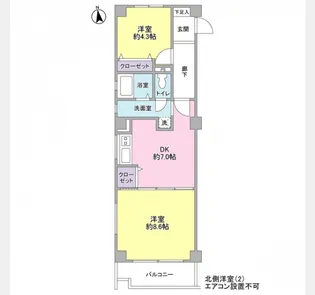 トミクラVI【2階】の間取り
