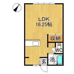 エステート・パレA【1階】の間取り