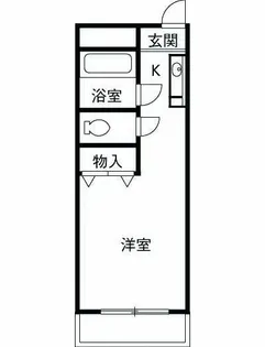 ルピナス船橋【3階】の間取り