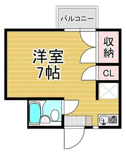 フォレスト7【1階】の間取り