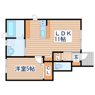 R&K【1階】の間取り