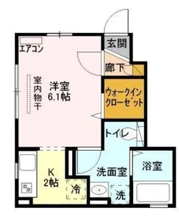 ディアコート【1階】の間取り