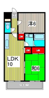 NRII紅山【1階】の間取り