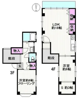山本ビル【3階】の間取り