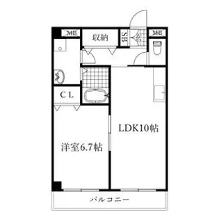 エスポアトミタ【1階】の間取り