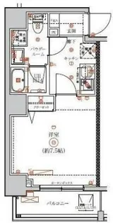 MAXIV ALIVE梅島【2階】の間取り