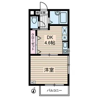 ハーヴェスト八雲【2階】の間取り
